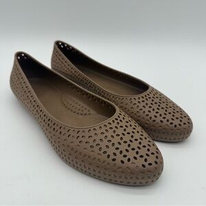 Okabashi Samantha Toffee Women's Ballet Flats